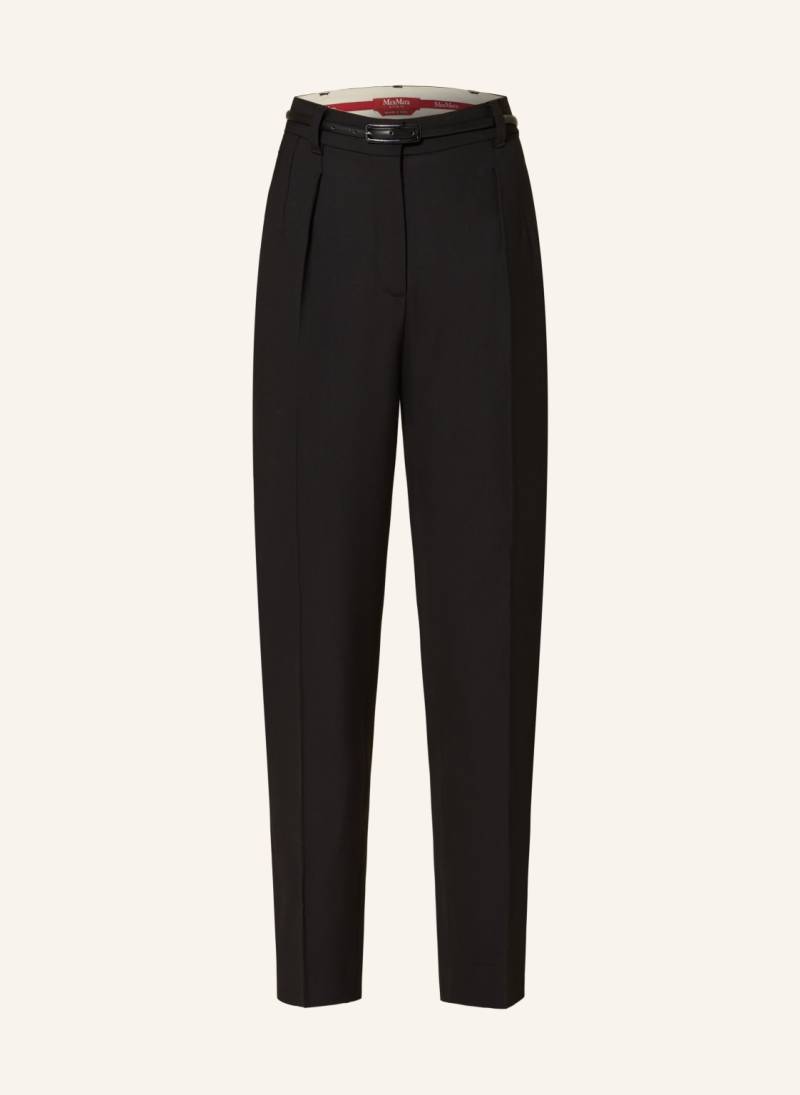 Max Mara Studio 7/8-Hose Prosit schwarz von Max Mara STUDIO