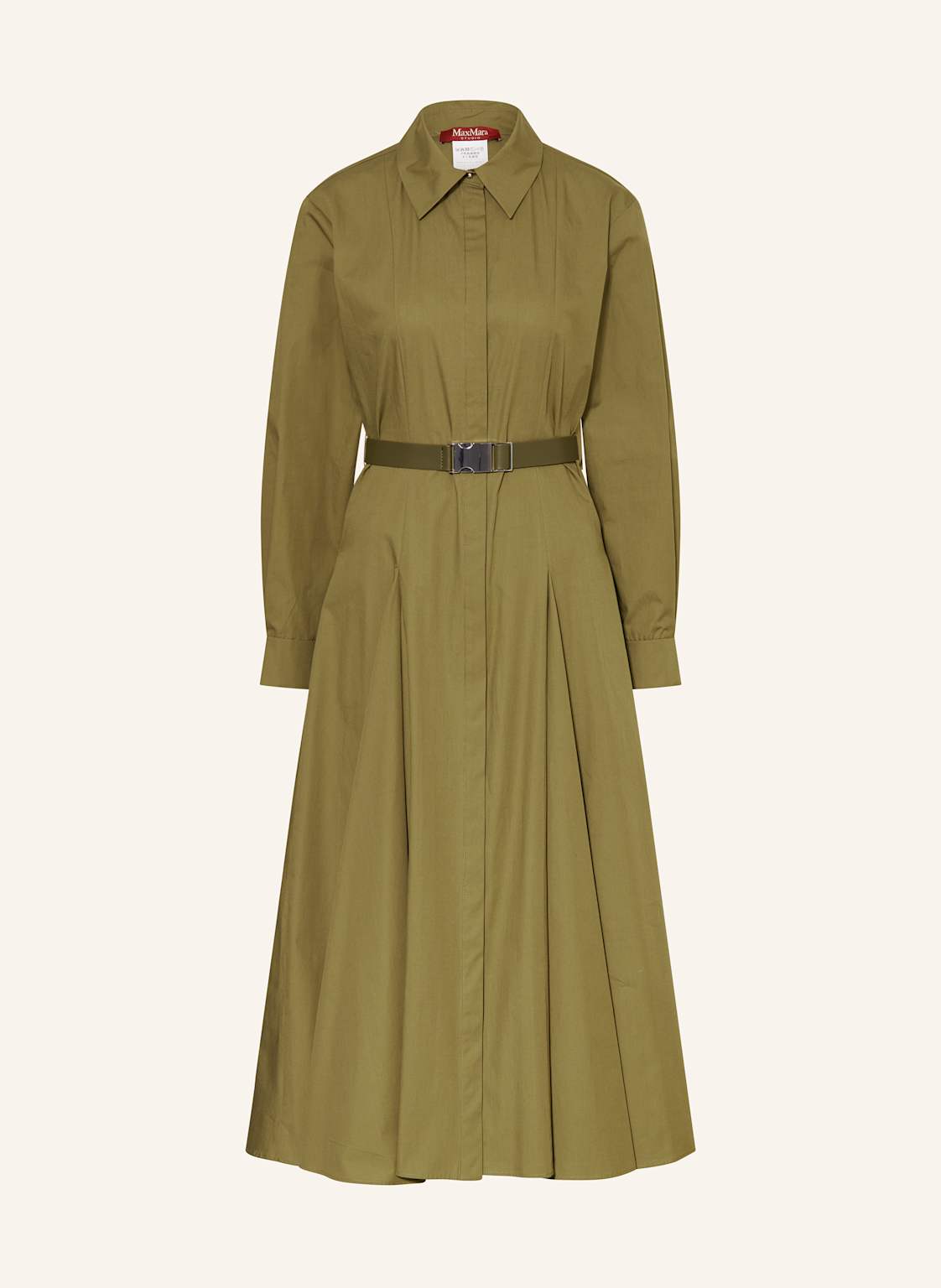 Max Mara Studio Hemdblusenkleid Dancing gruen Max Mara Studio Hemdblusenkleid Dancing gruen von Max Mara STUDIO