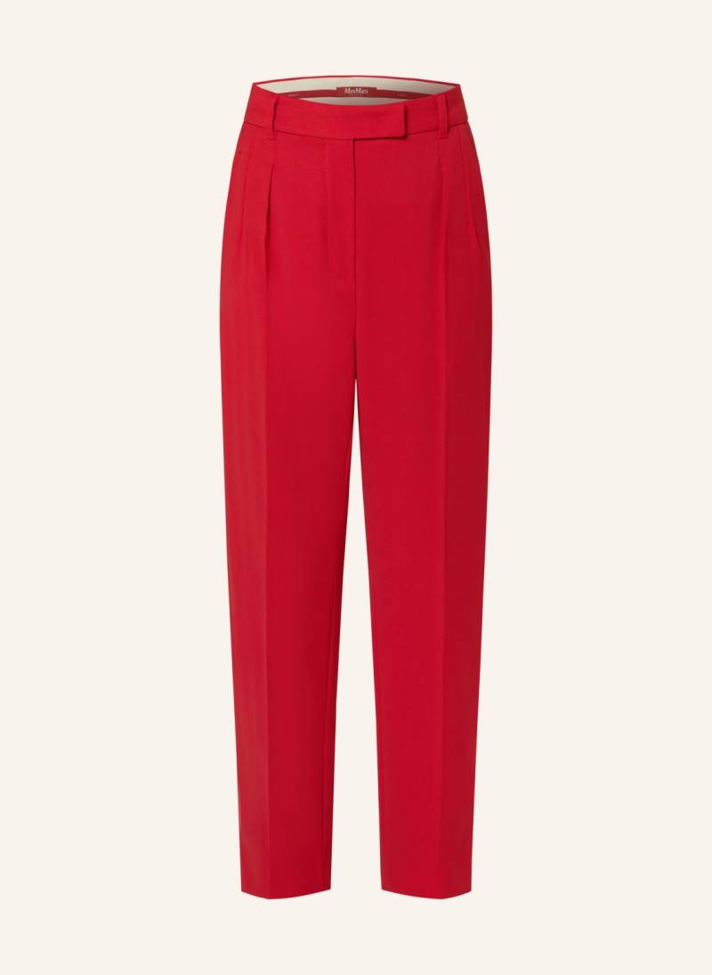 Max Mara Studio Hose Oliver rot von Max Mara STUDIO