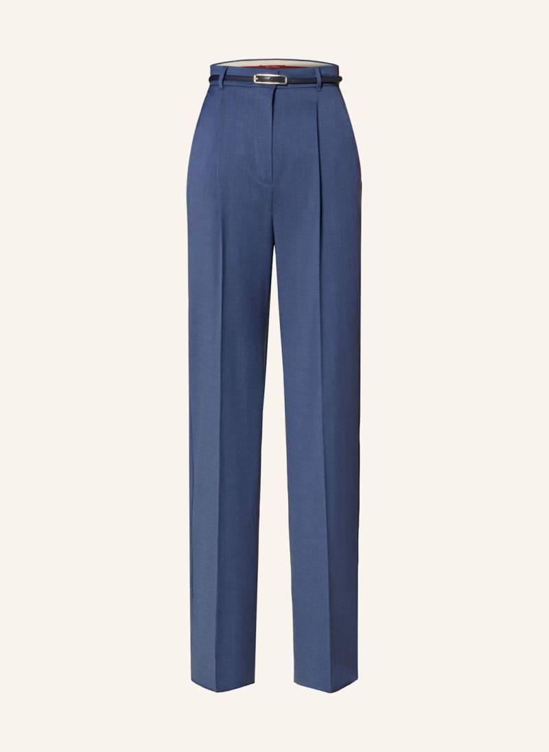 Max Mara Studio Marlenehose Anfora blau von Max Mara STUDIO