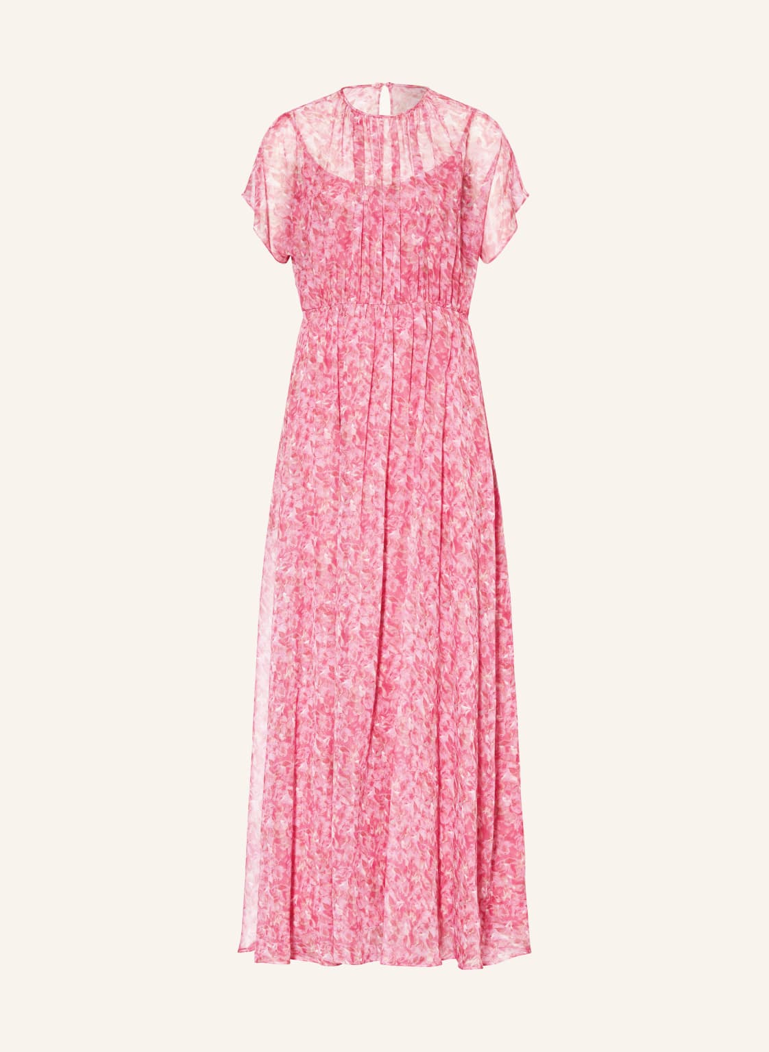 Max Mara Studio Seidenkleid Novak Mit Schluppe pink von Max Mara STUDIO