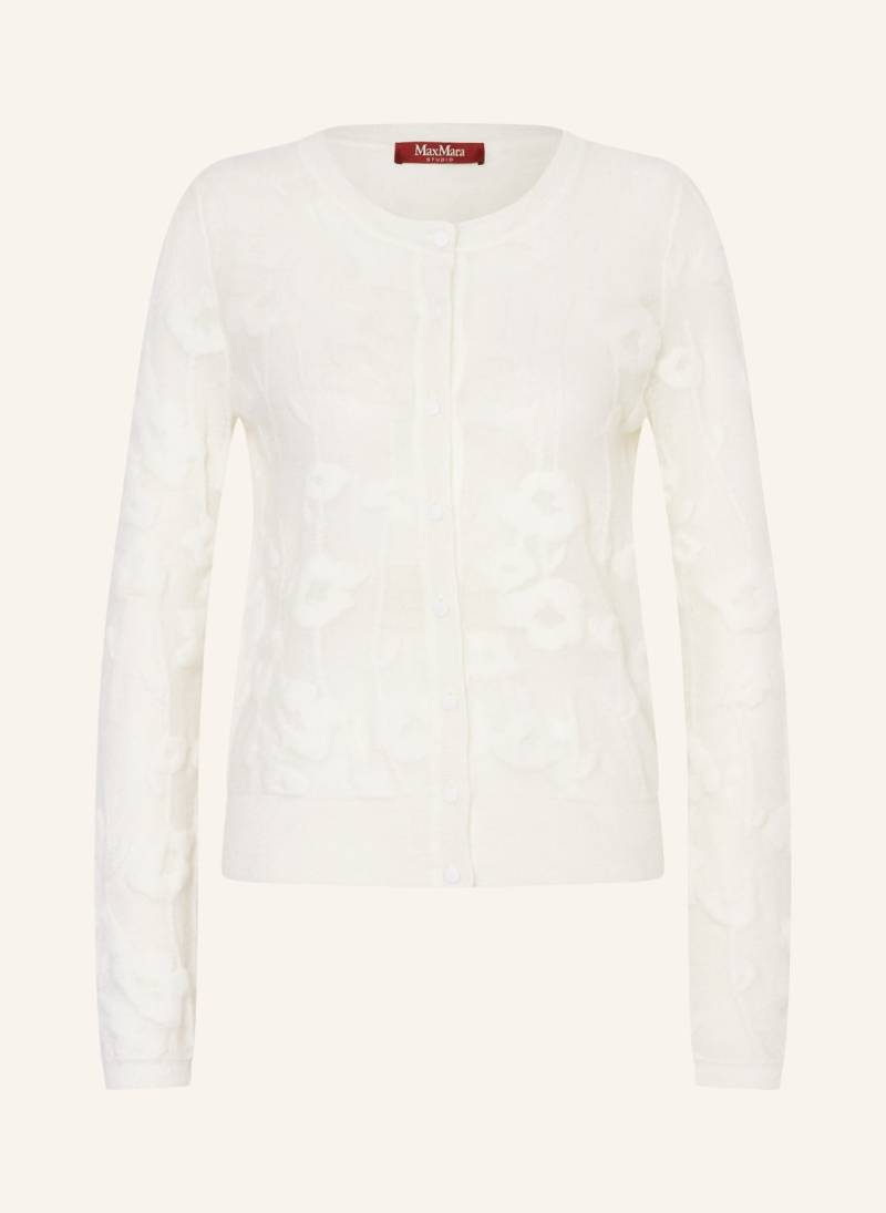 Max Mara Studio Strickjacke Curzio weiss von Max Mara STUDIO