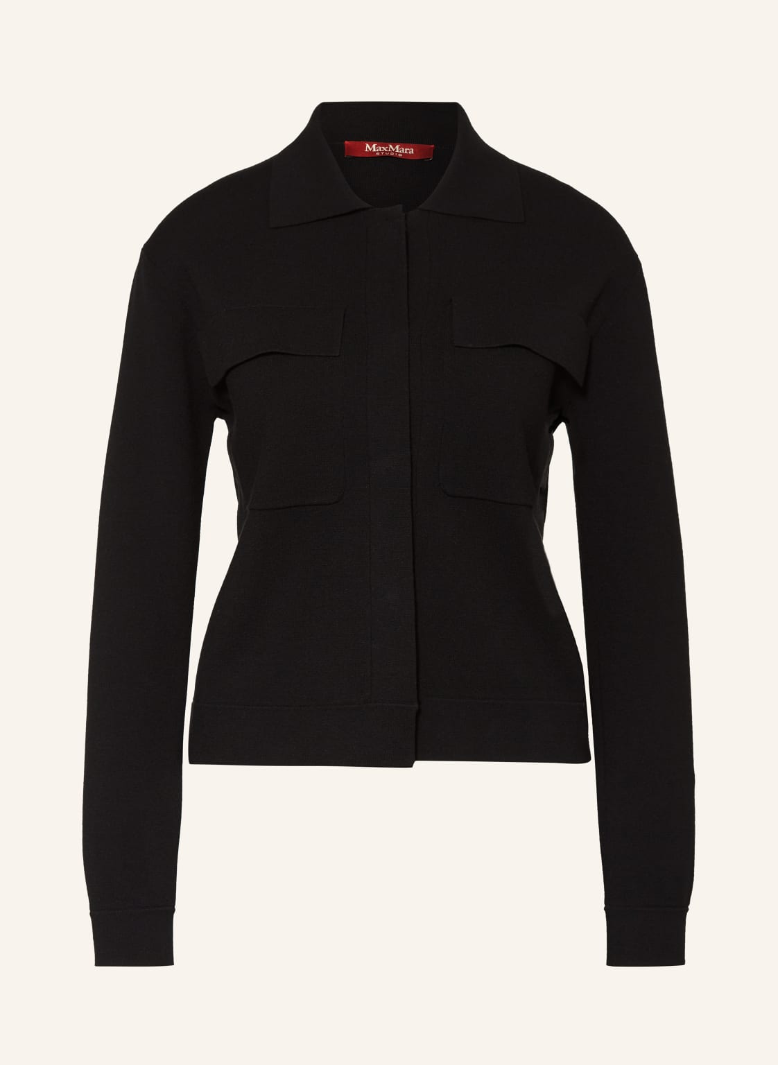 Max Mara Studio Strickjacke Mito schwarz Max Mara Studio Strickjacke Mito schwarz von Max Mara STUDIO