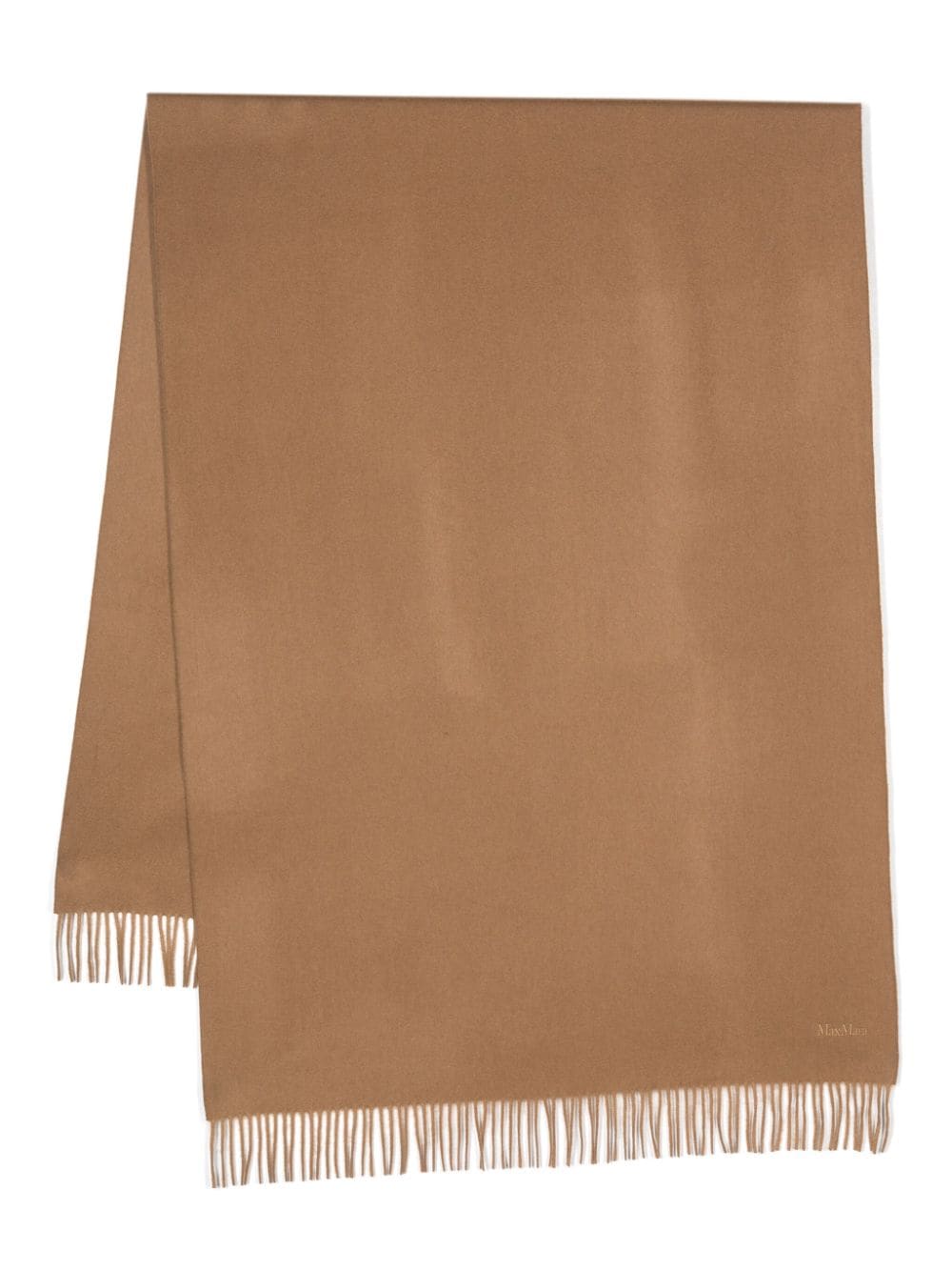 Max Mara Baci fringed cashmere scarf - Brown von Max Mara