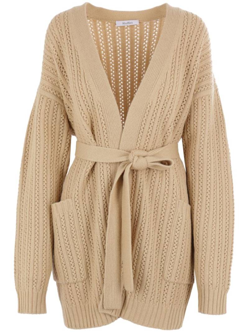 Max Mara Balzac open-front cardigan - Neutrals von Max Mara