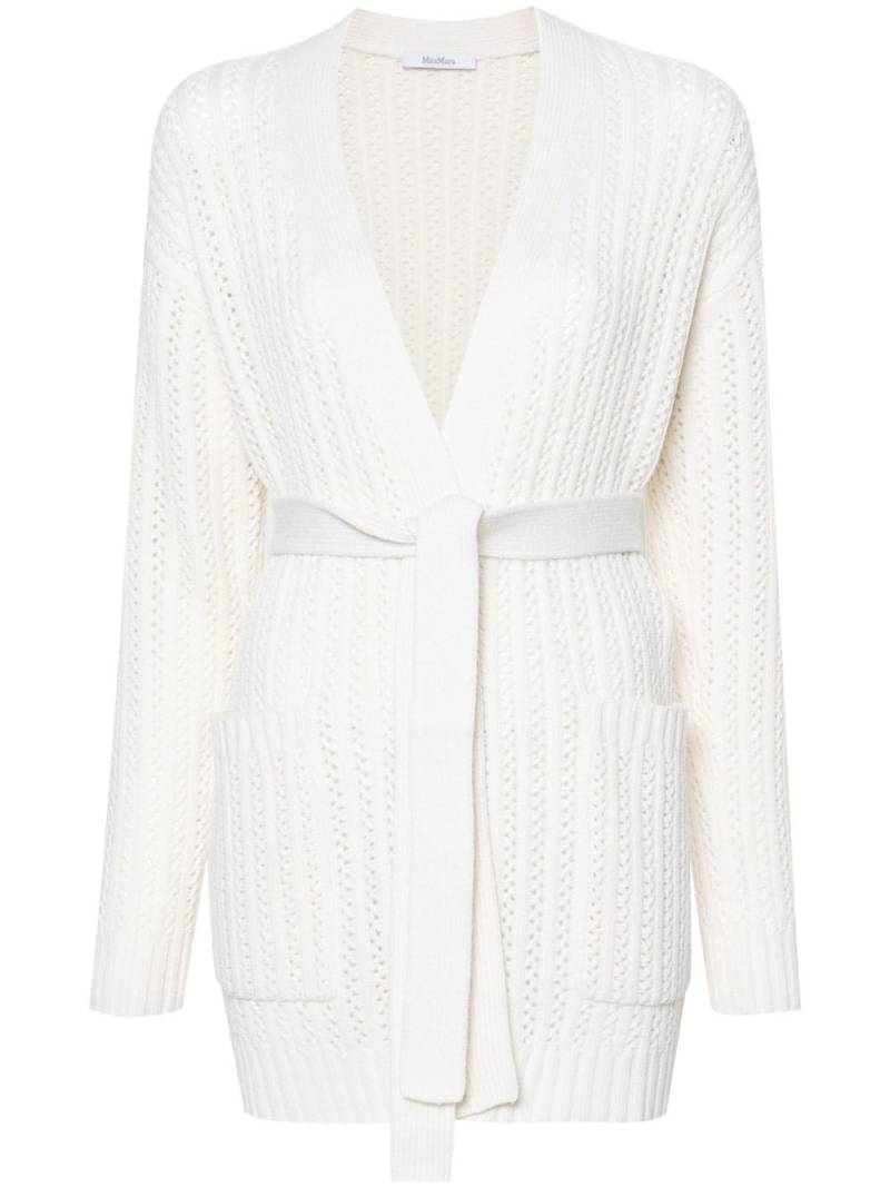 Max Mara Balzac open-front cardigan - White von Max Mara