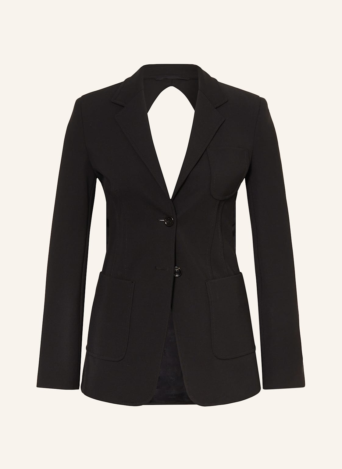 Max Mara Blazer Anagni Mit Cut-Outs schwarz Max Mara Blazer Anagni Mit Cut-Outs schwarz von Max Mara
