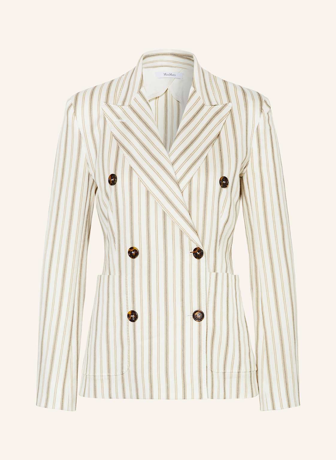 Max Mara Blazer Pensile Mit Leinen beige von Max Mara