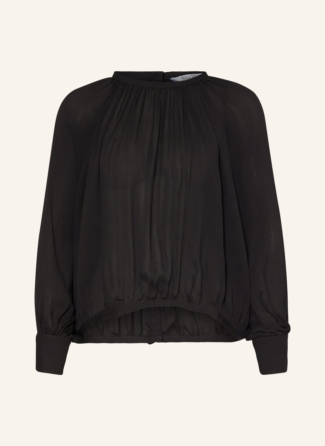 Max Mara Blusenshirt Narvel Aus Seide schwarz von Max Mara