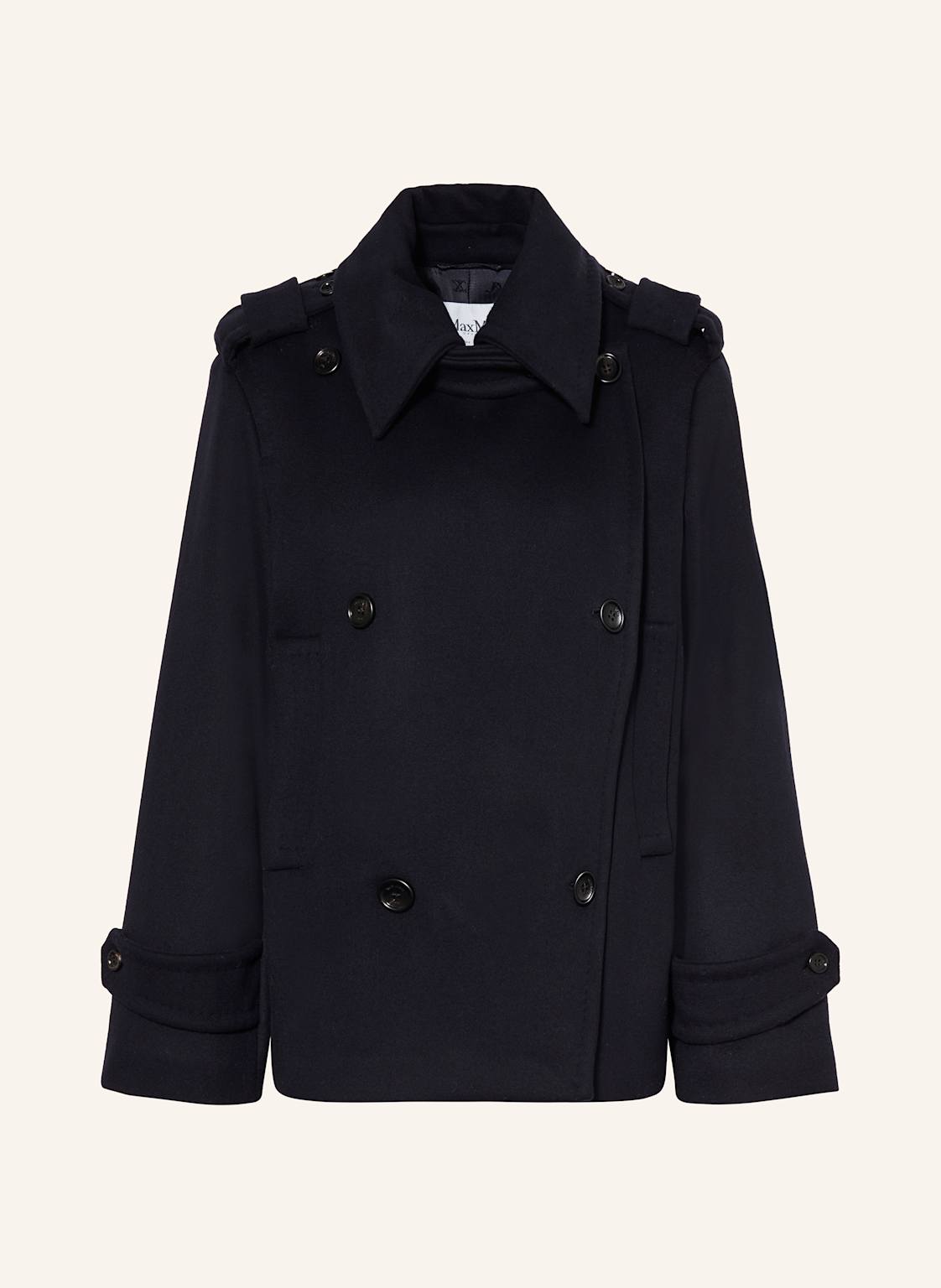 Max Mara Cabanjacke Laveno blau von Max Mara