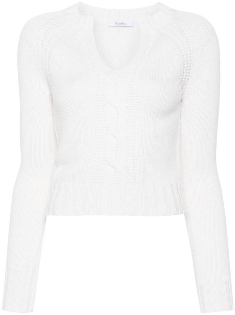 Max Mara Cancan sweater - White von Max Mara