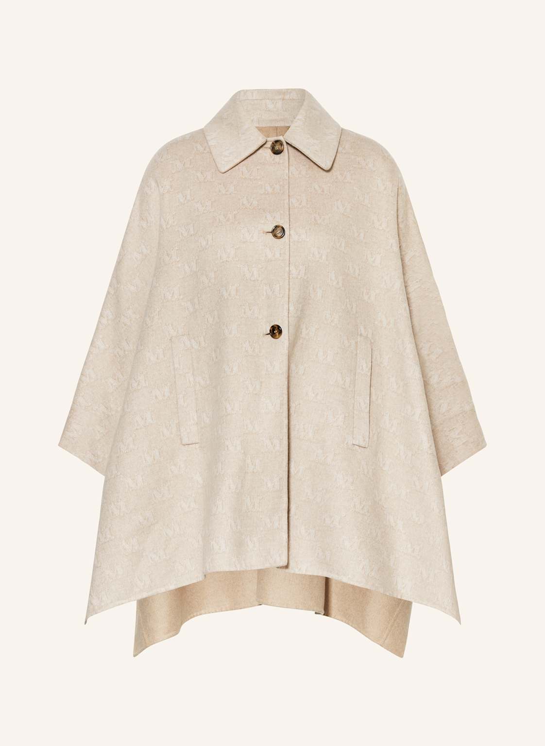 Max Mara Cape Jago Mit Seide beige Max Mara Cape Jago Mit Seide beige von Max Mara