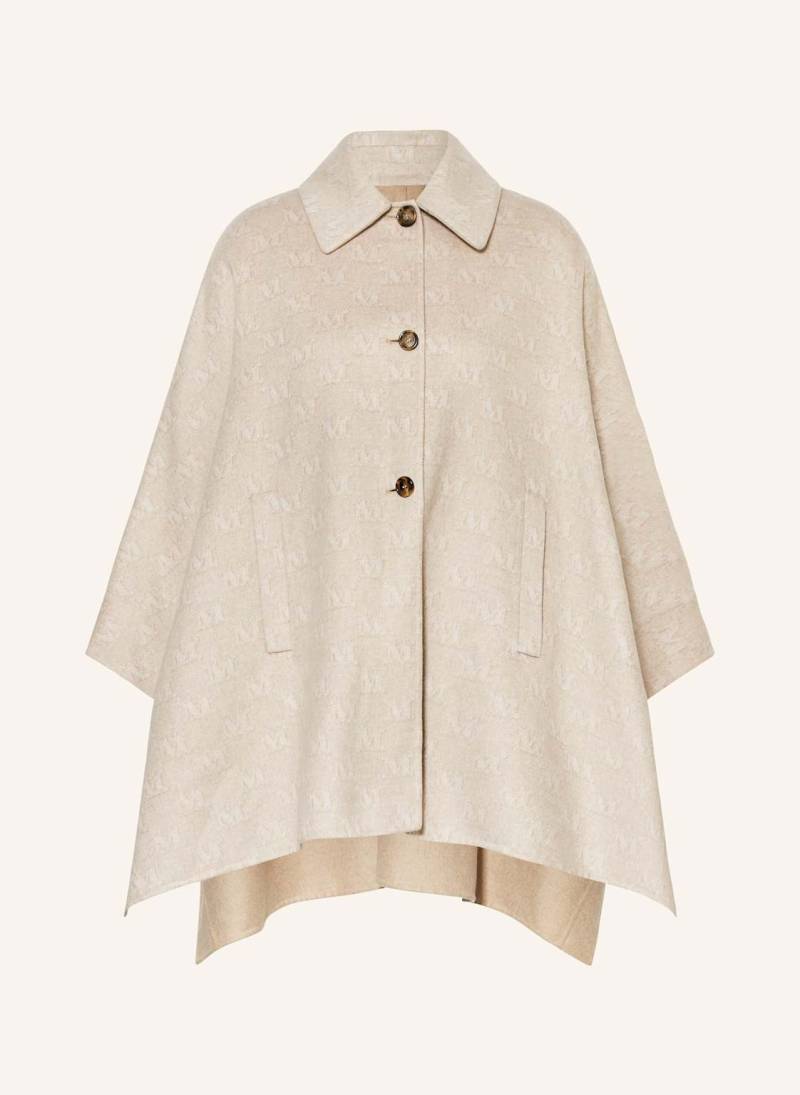 Max Mara Cape Jago Mit Seide beige von Max Mara