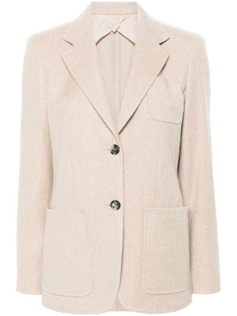 Max Mara Carpi single-breasted blazer - Neutrals von Max Mara