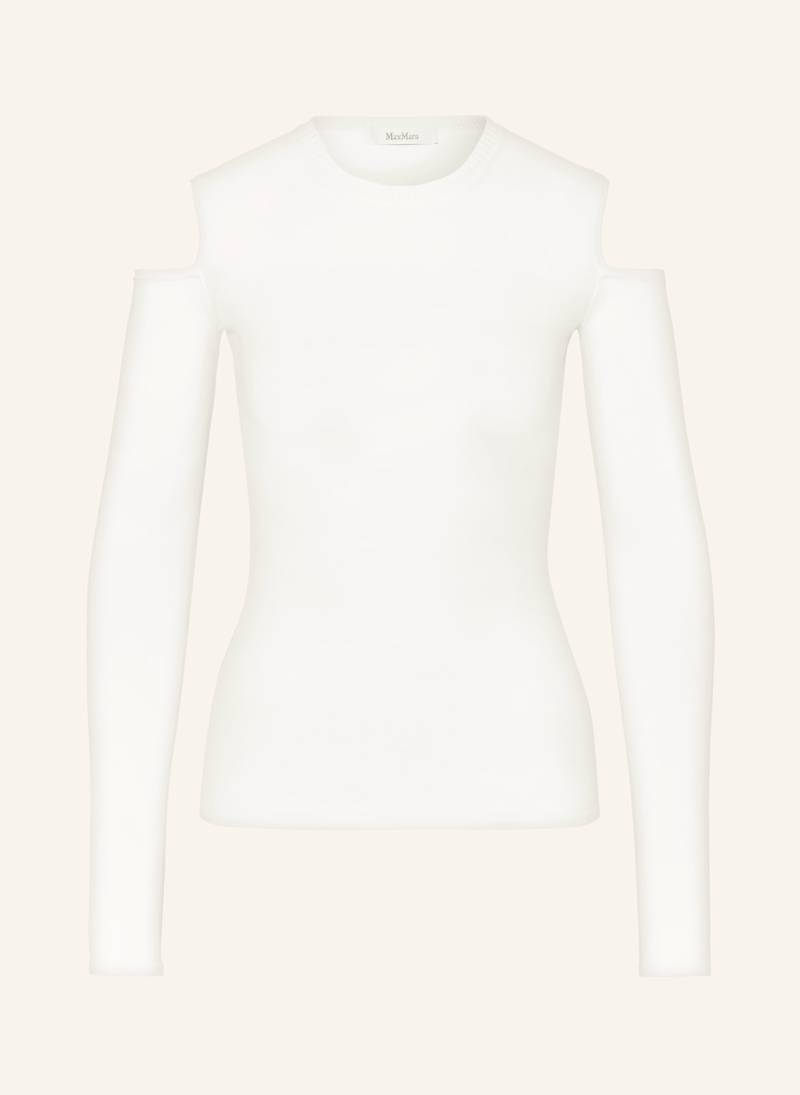 Max Mara Cold-Shoulder-Pullover Vik weiss von Max Mara