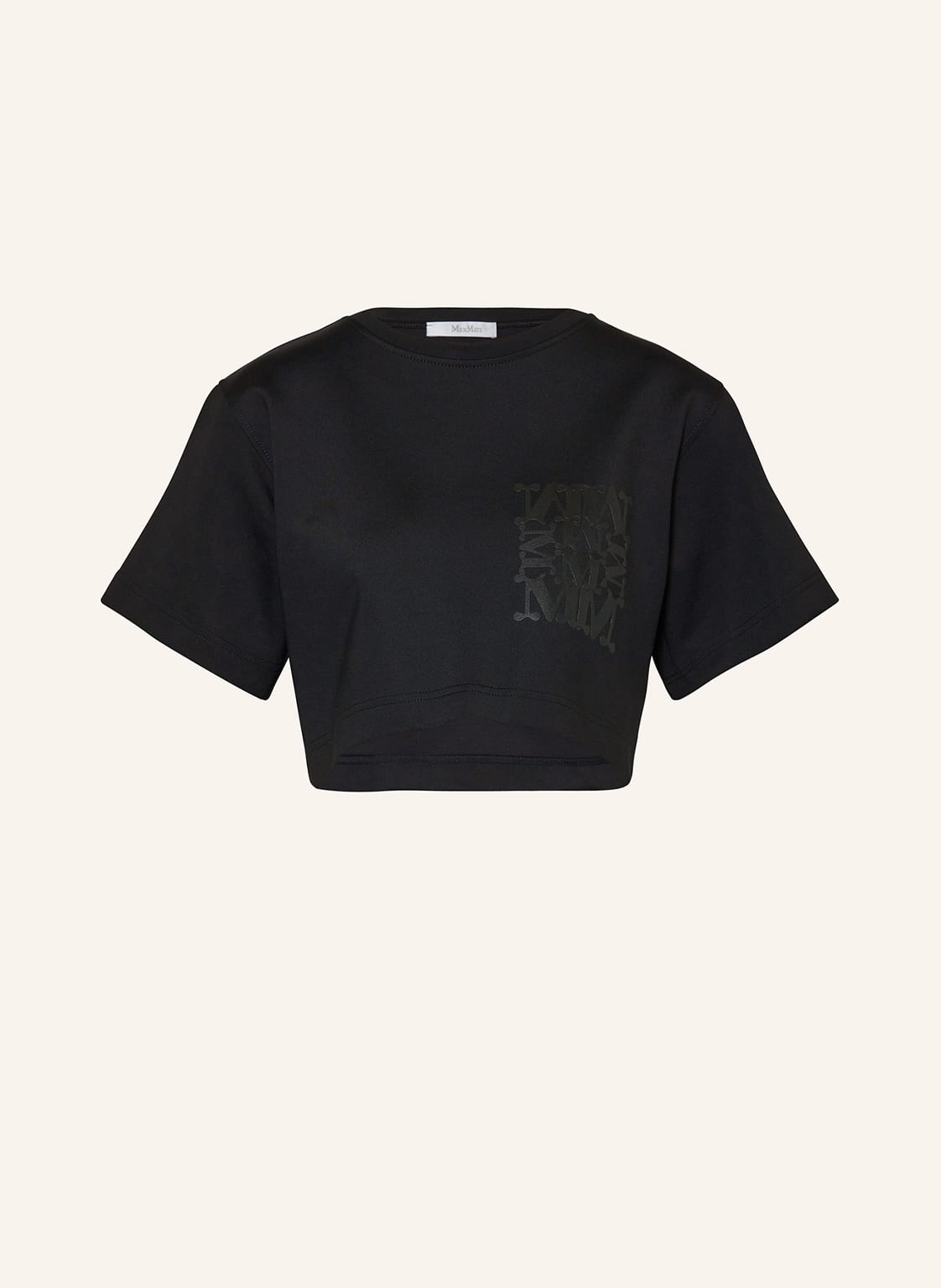 Max Mara Cropped-Shirt Messico schwarz von Max Mara