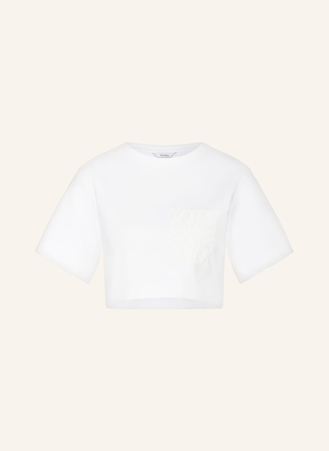 Max Mara Cropped-Shirt Messico weiss von Max Mara