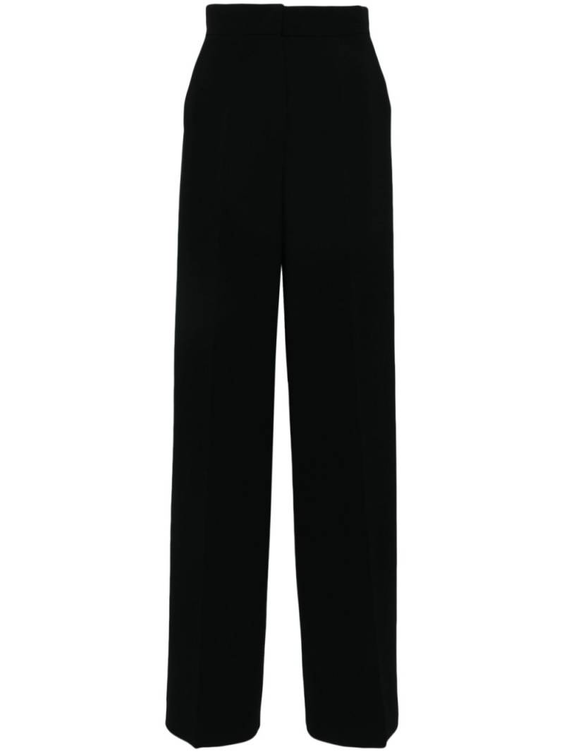 Max Mara Ercole crepe wide trousers - Black von Max Mara