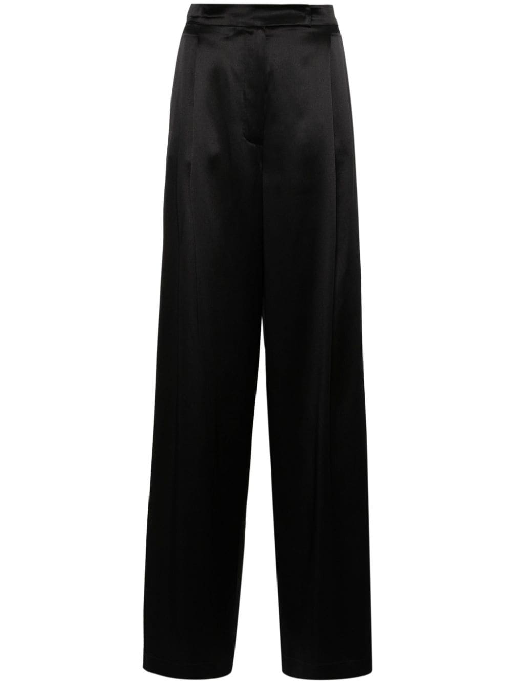 Max Mara Fiesta silk flared trousers - Black von Max Mara