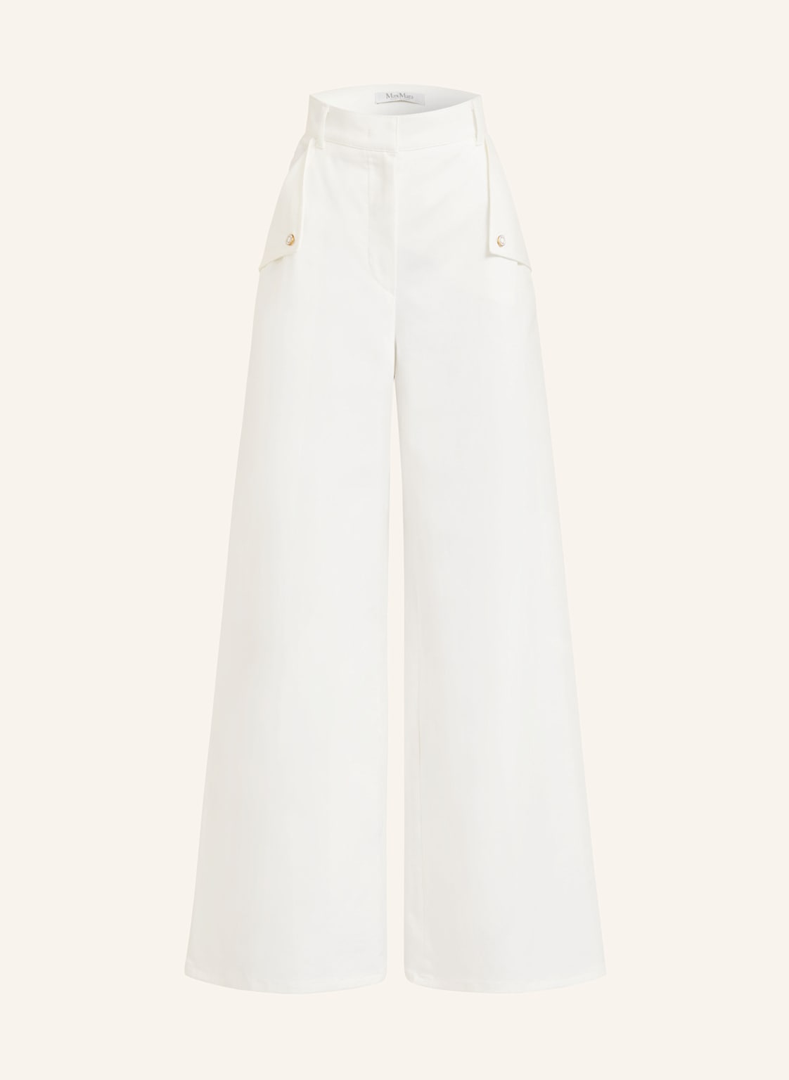 Max Mara Flared Jeans Memore weiss von Max Mara