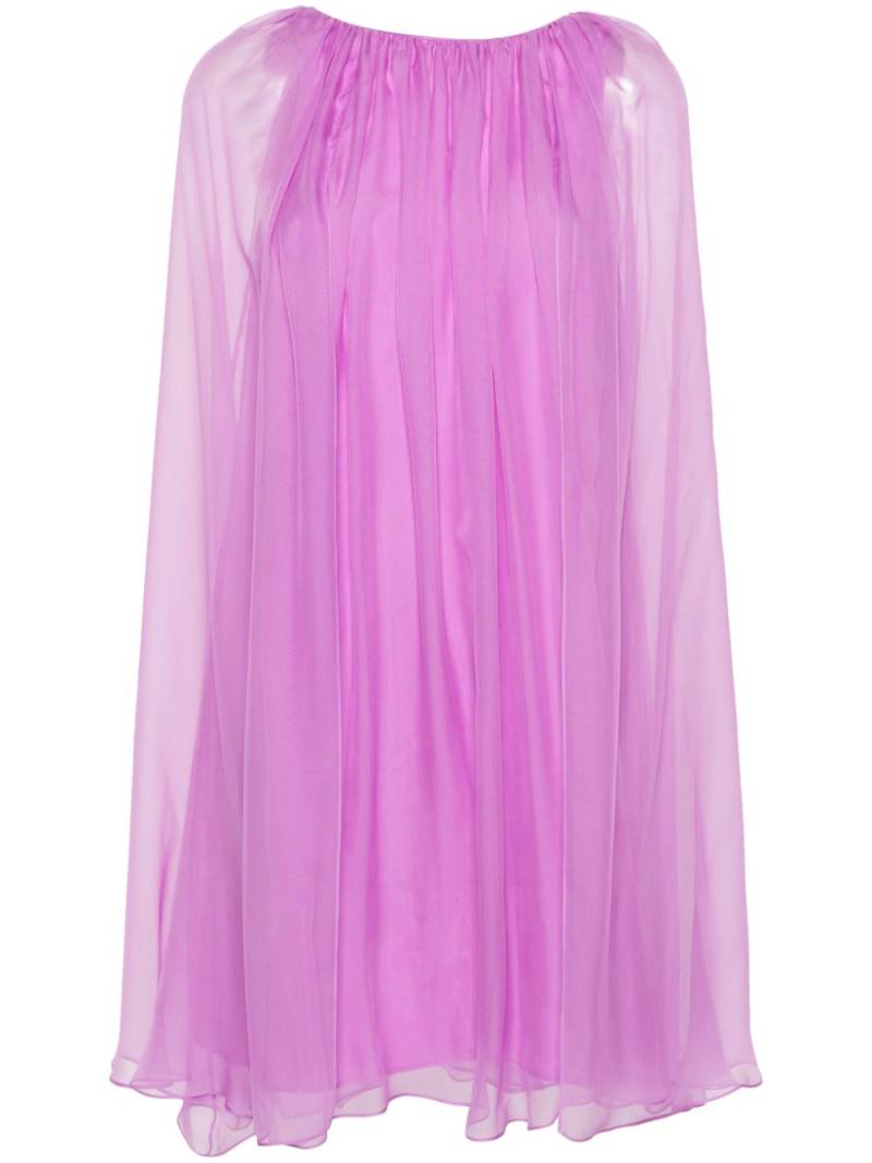 Max Mara Footing chiffon mini dress - Purple von Max Mara