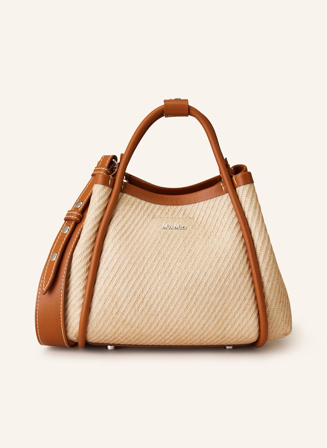 Max Mara Handtasche Marine Xs beige von Max Mara