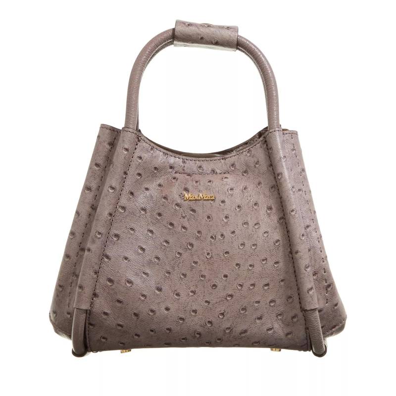 Max Mara Handtasche - Marinxsostrich - Gr. unisize - in Braun - für Damen von Max Mara