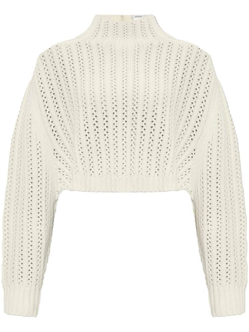 Max Mara Hodeida open-knit jumper - Neutrals von Max Mara