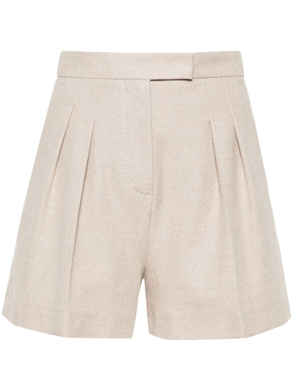 Max Mara Jessica pleated shorts - Neutrals von Max Mara