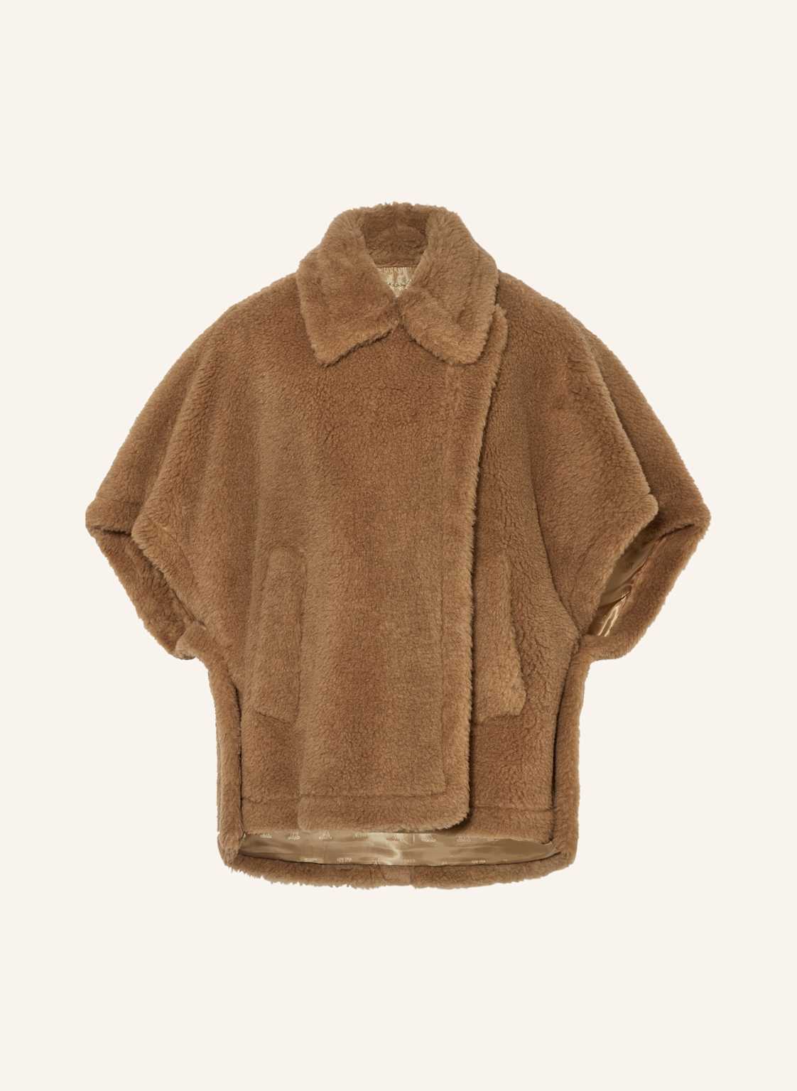 Max Mara Kamelhaar-Cape Tebe braun von Max Mara