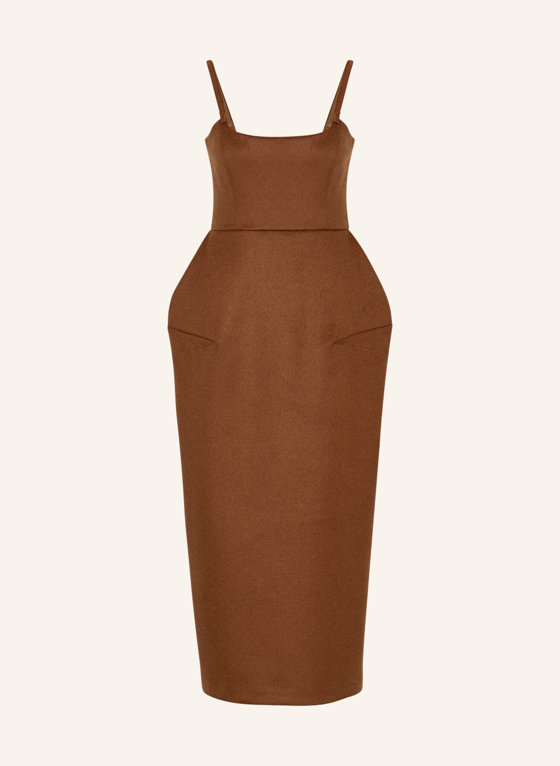 Max Mara Kamelhaar-Kleid Bea braun von Max Mara