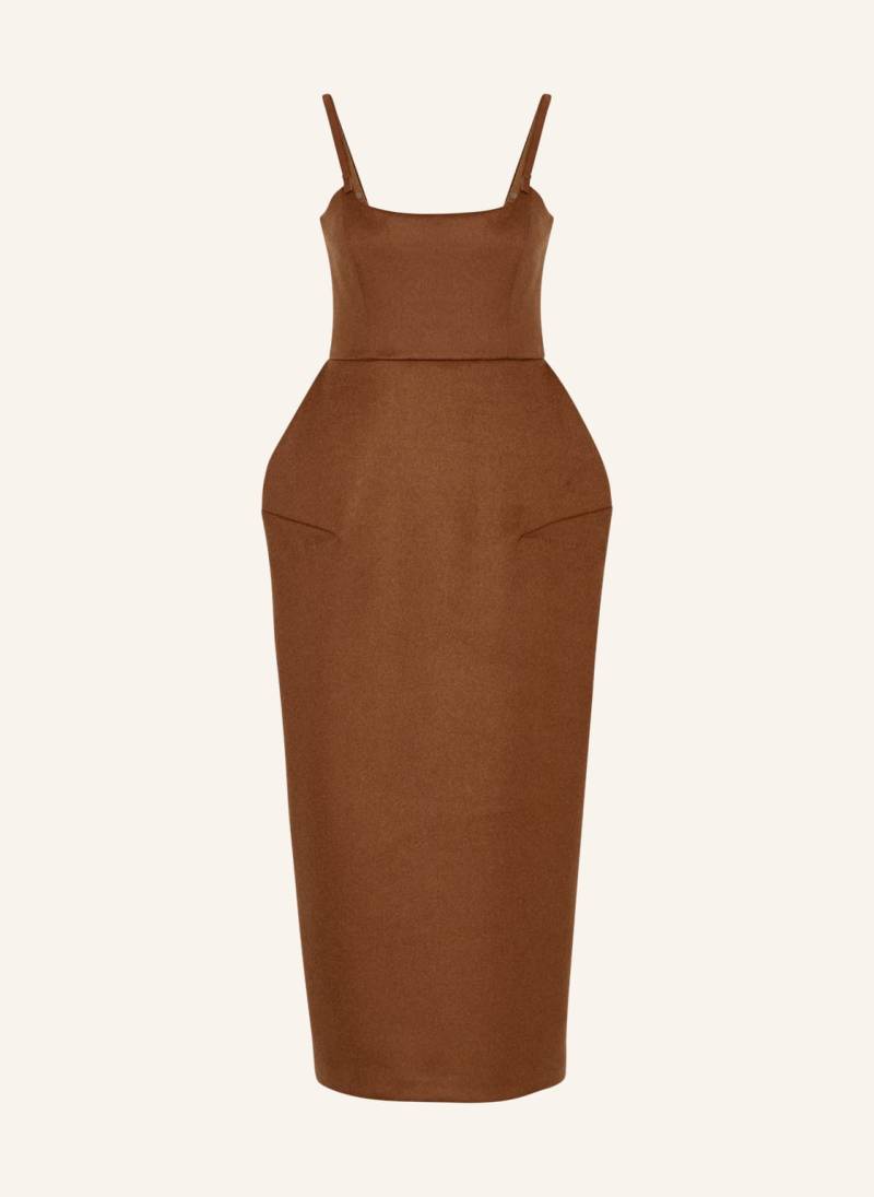 Max Mara Kamelhaar-Kleid Bea braun von Max Mara