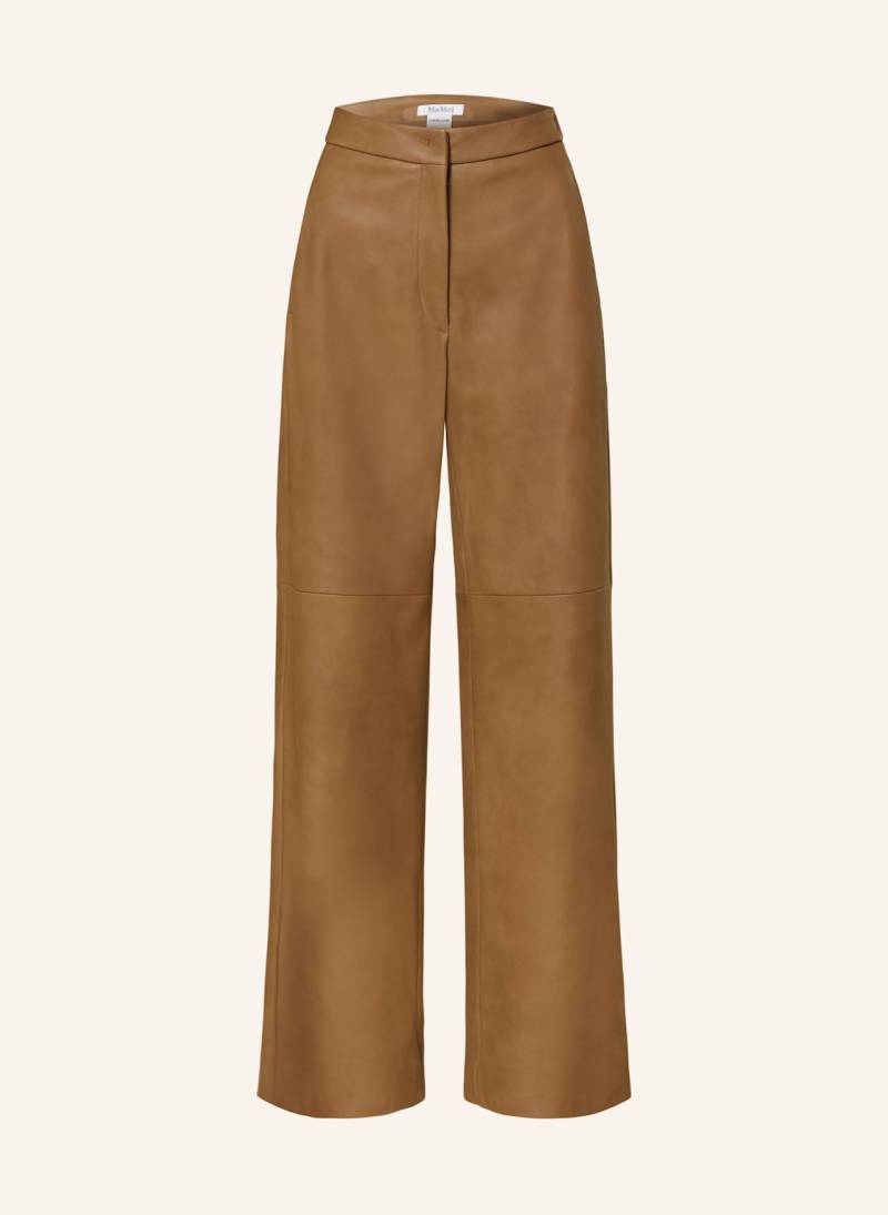Max Mara Lederhose Getti braun Max Mara Lederhose Getti braun von Max Mara