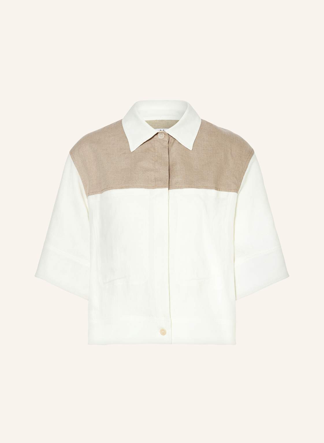 Max Mara Leinen-Overjacket Radioso weiss Max Mara Leinen-Overjacket Radioso weiss von Max Mara