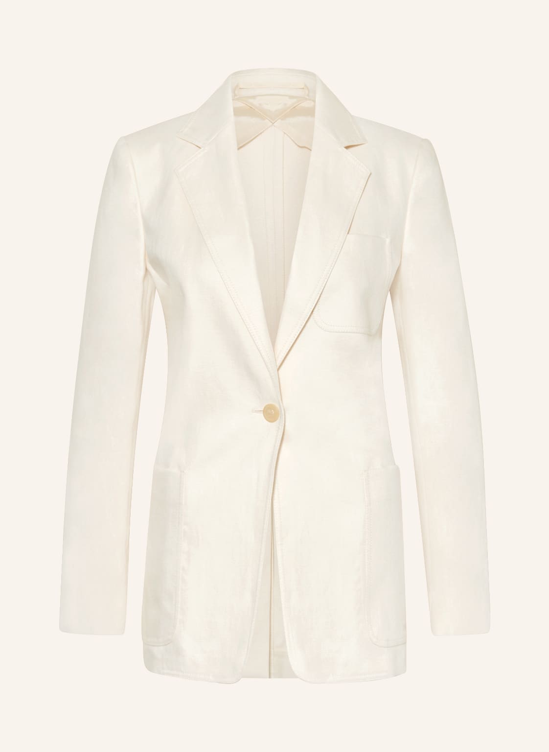 Max Mara Leinenblazer Boemia weiss von Max Mara