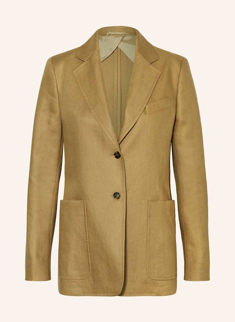 Max Mara Leinenblazer Guglia braun von Max Mara