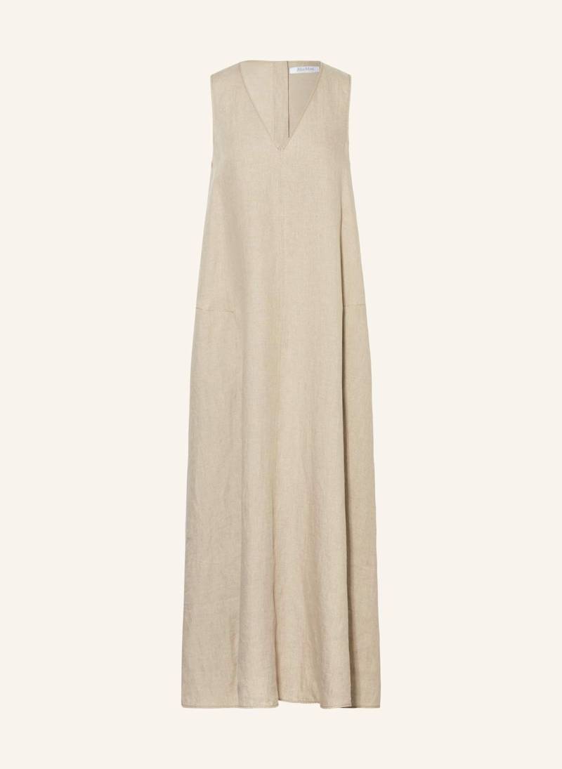 Max Mara Leinenkleid Simeone beige von Max Mara