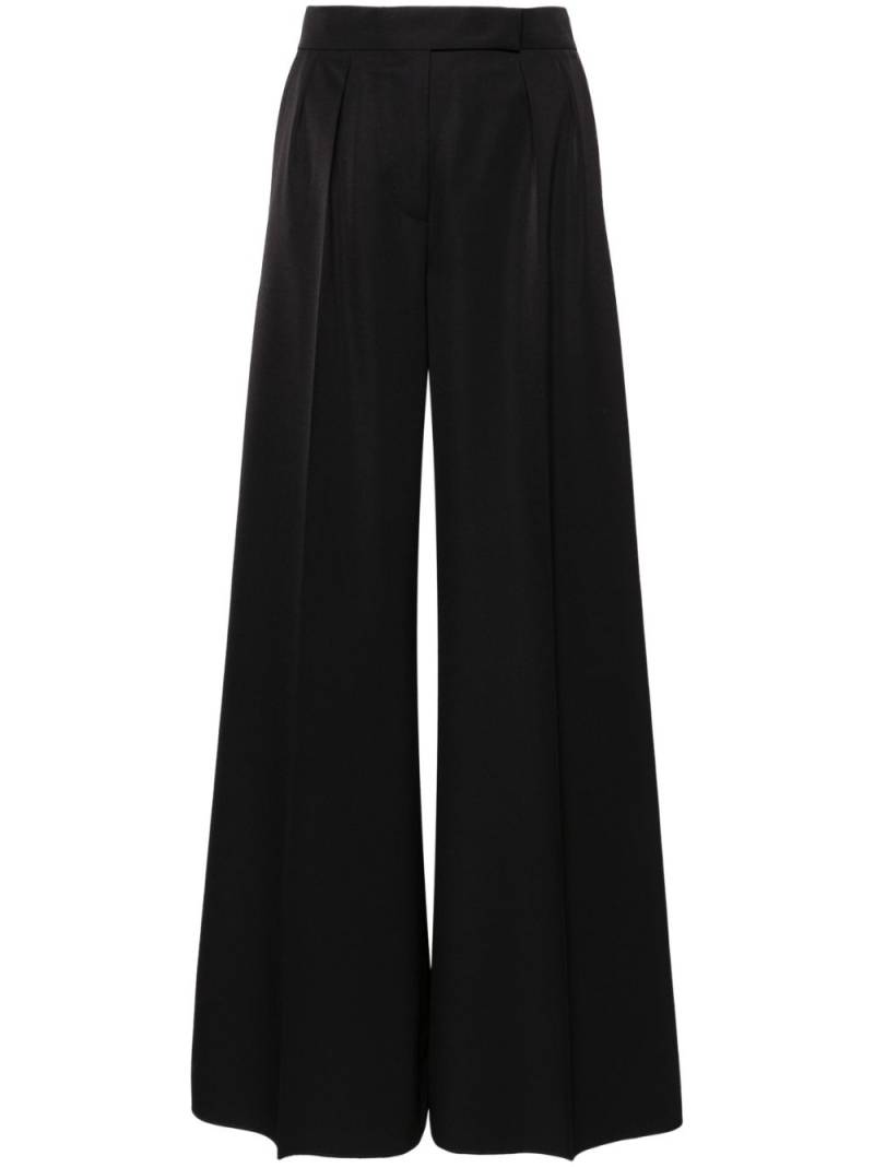 Max Mara Libbra high-rise palazzo pants - Black von Max Mara