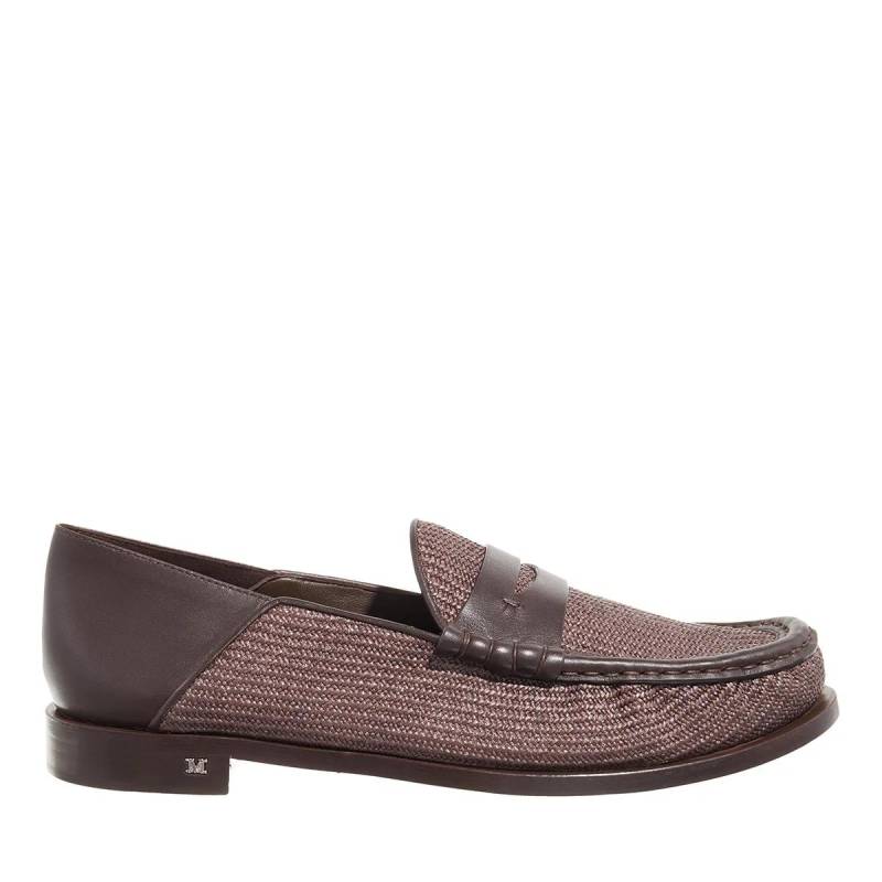 Max Mara Loafer - Strawloafer - Gr. 37 (EU) - in Braun - für Damen von Max Mara