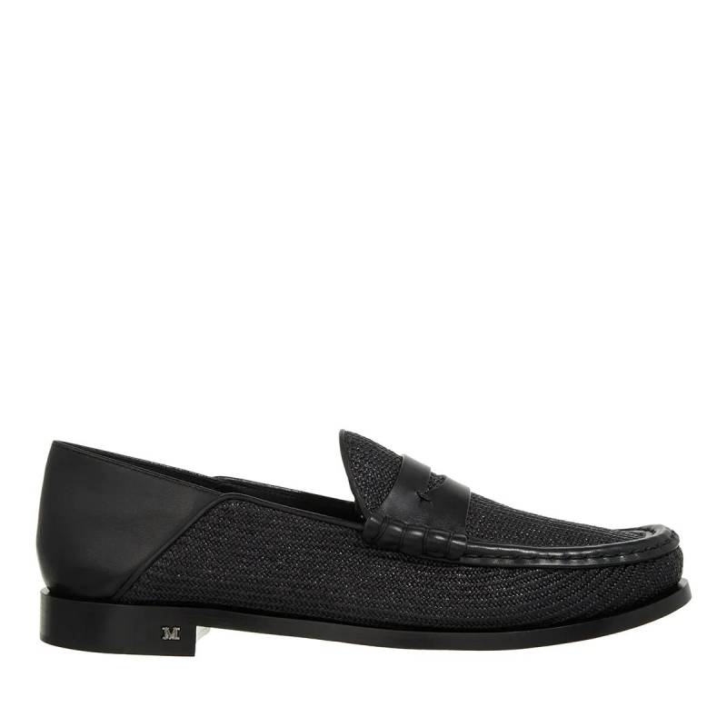 Max Mara Loafer - Strawloafer - Gr. 37 (EU) - in Schwarz - für Damen von Max Mara