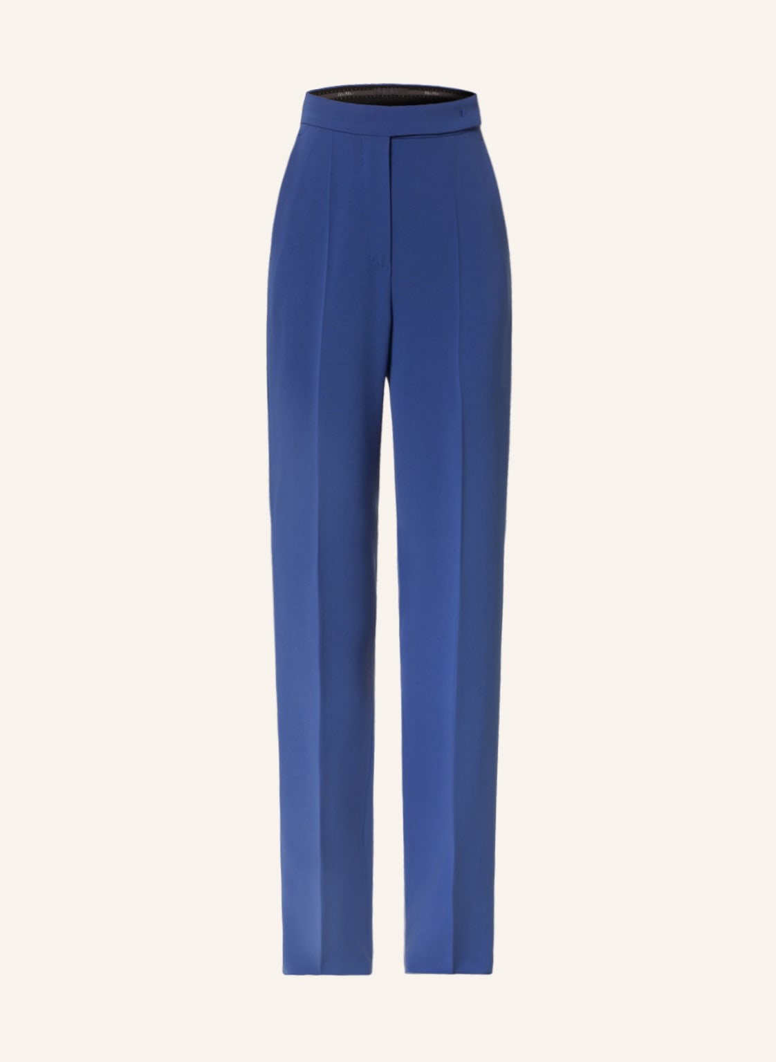 Max Mara Marlenehose Galles Mit Galonstreifen blau von Max Mara