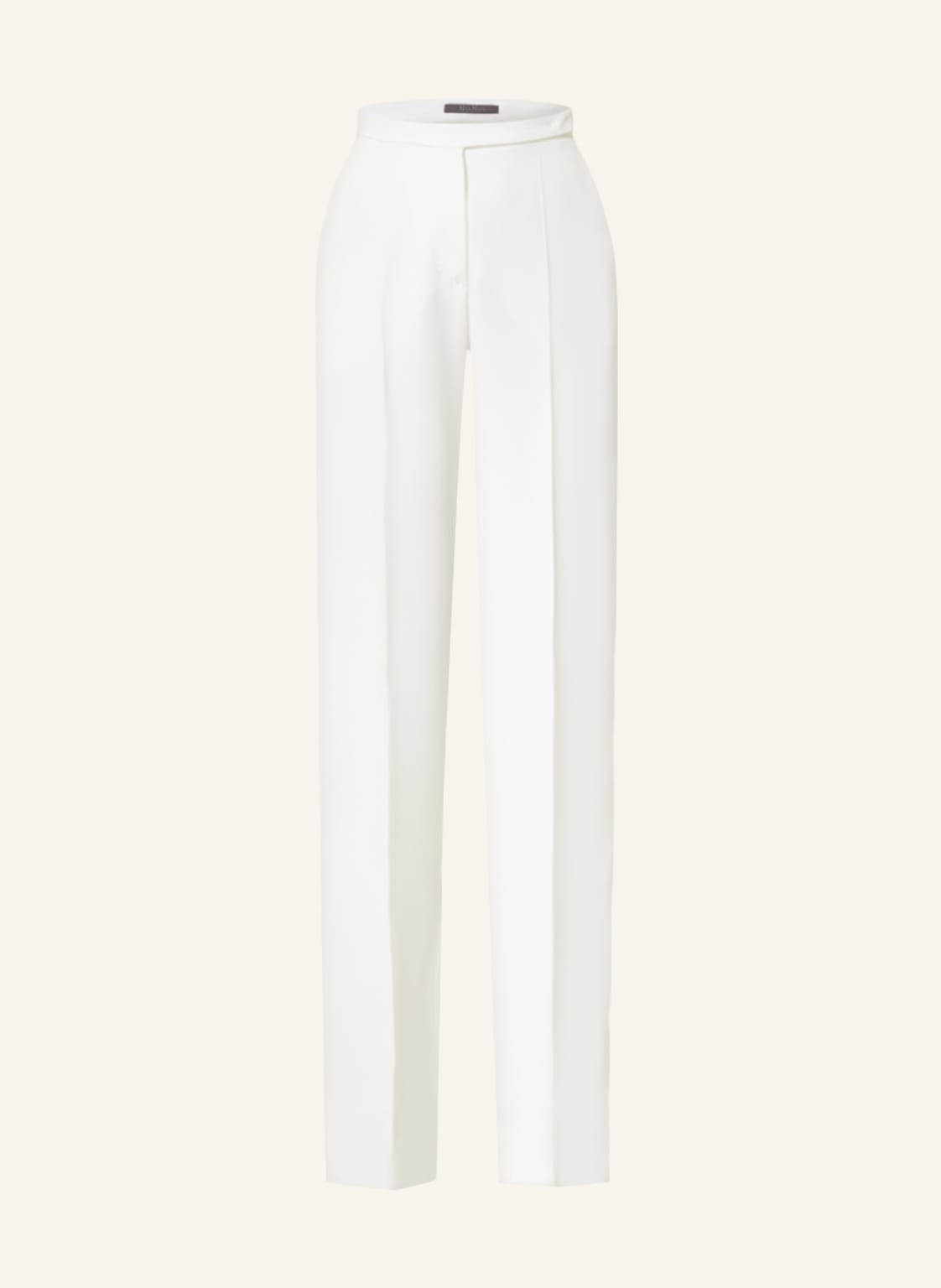 Max Mara Marlenehose Galles Mit Galonstreifen weiss von Max Mara