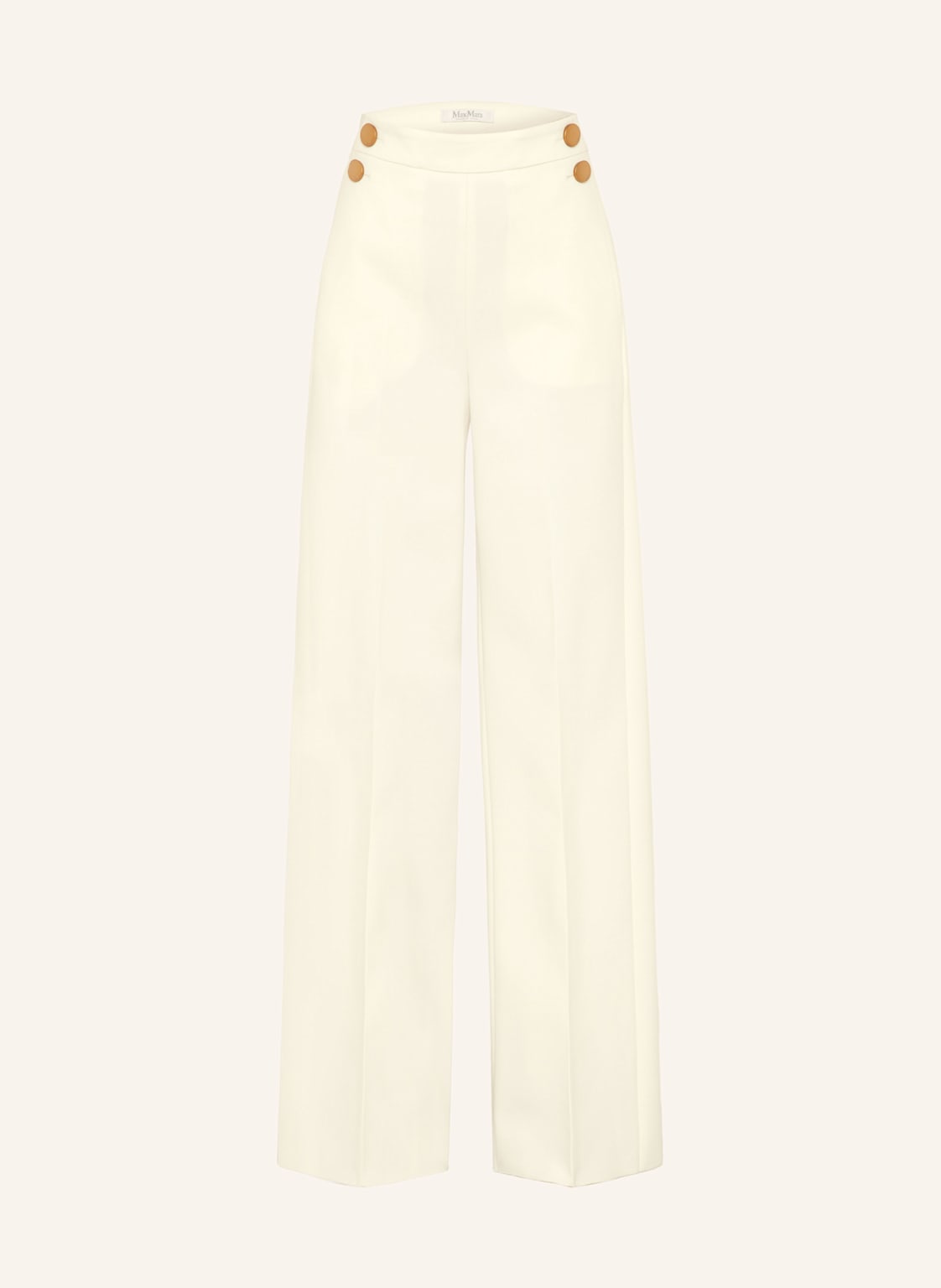 Max Mara Marlenehose Polonia weiss von Max Mara