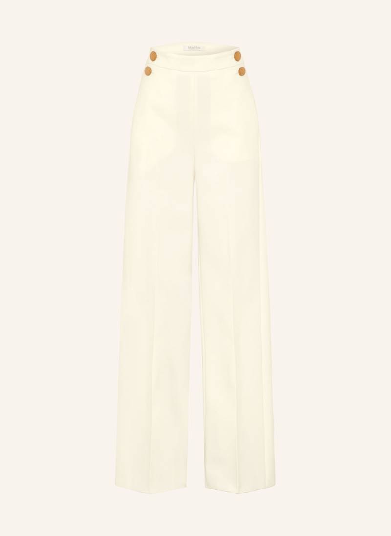 Max Mara Marlenehose Polonia weiss von Max Mara