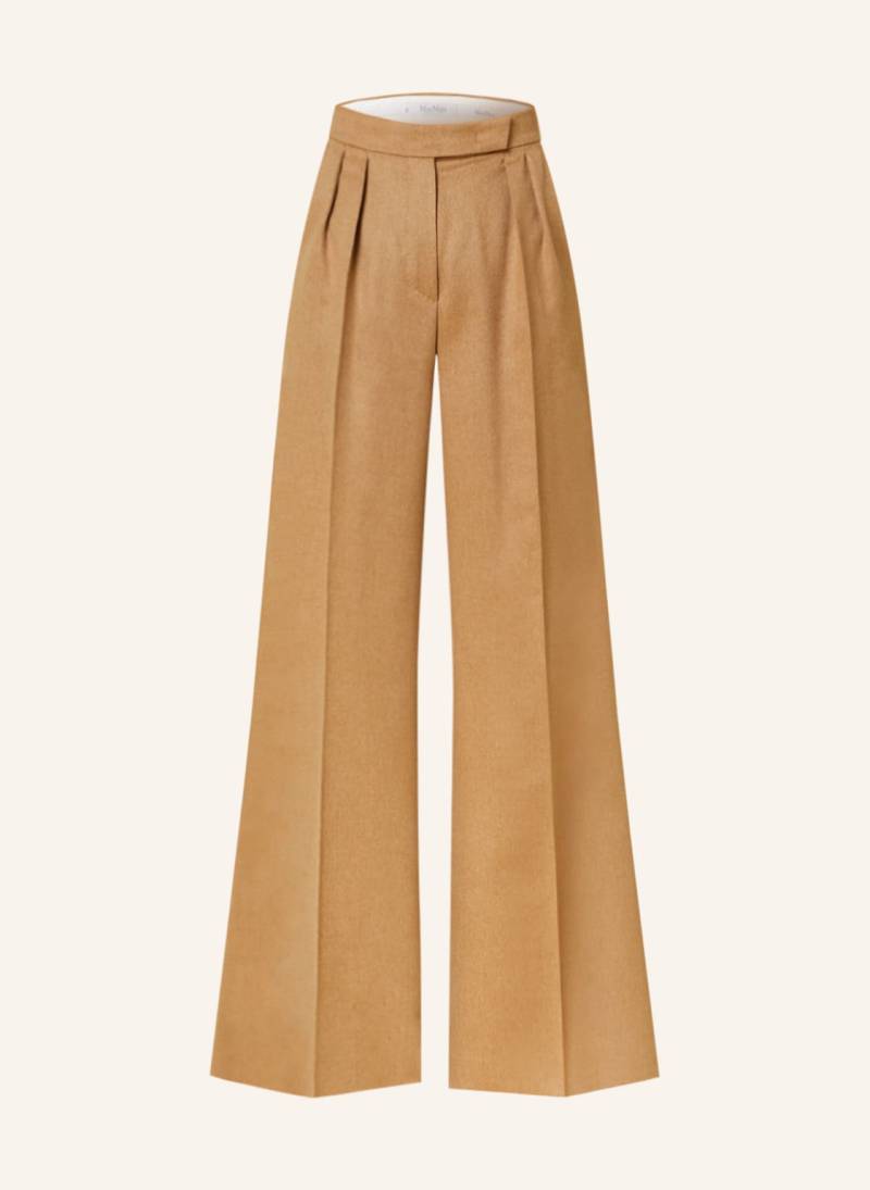 Max Mara Marlenehose Werther braun von Max Mara