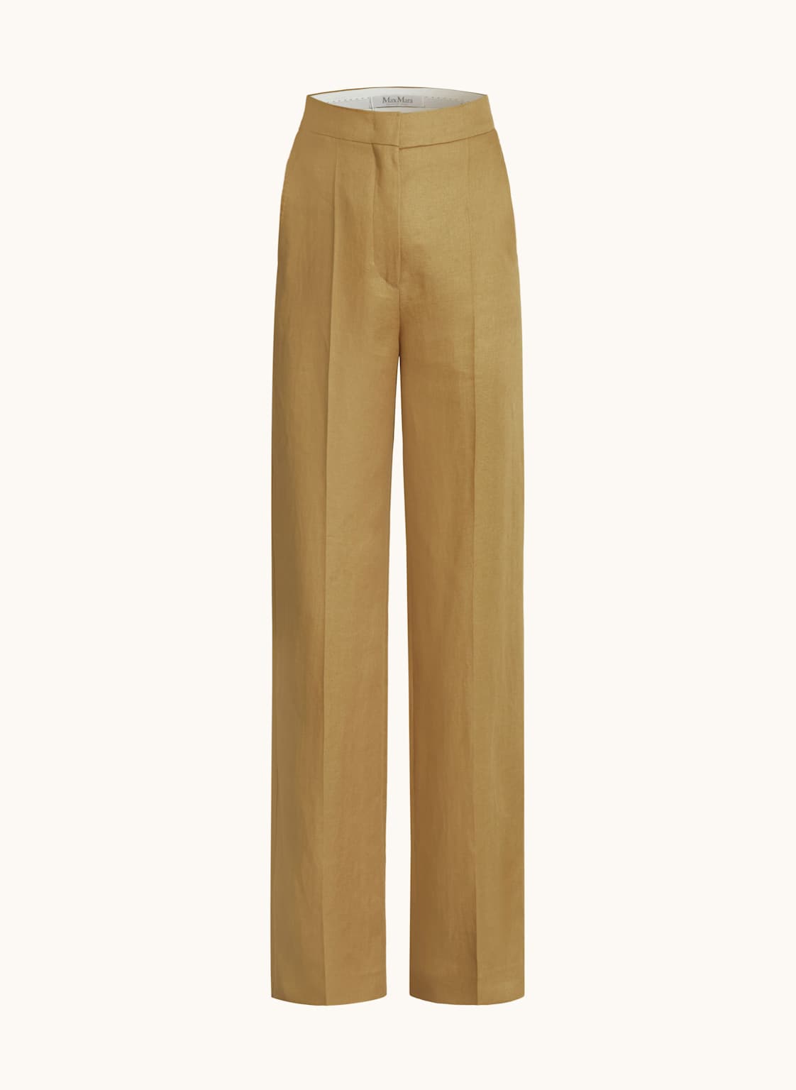 Max Mara Marlenhose Aversa Aus Leinen braun von Max Mara