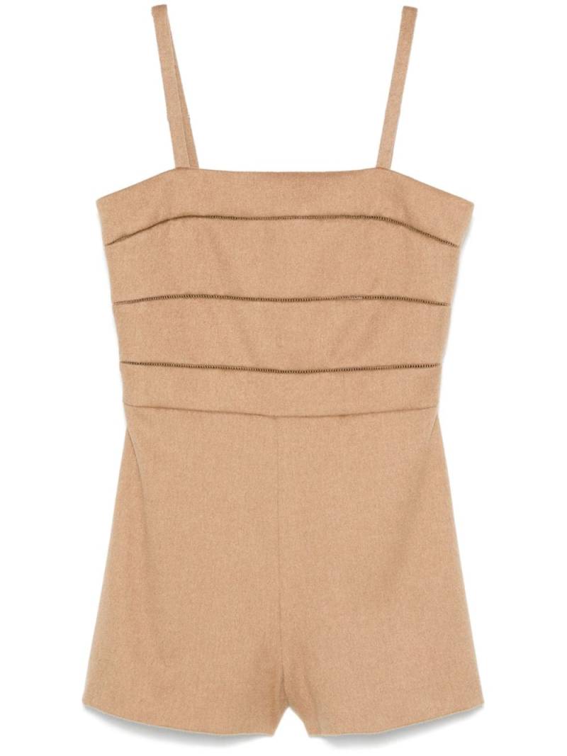 Max Mara Matassa playsuit - Brown von Max Mara