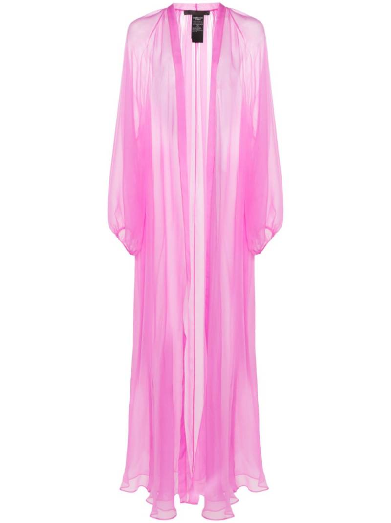 Max Mara Medicea chiffon long coat - Pink von Max Mara