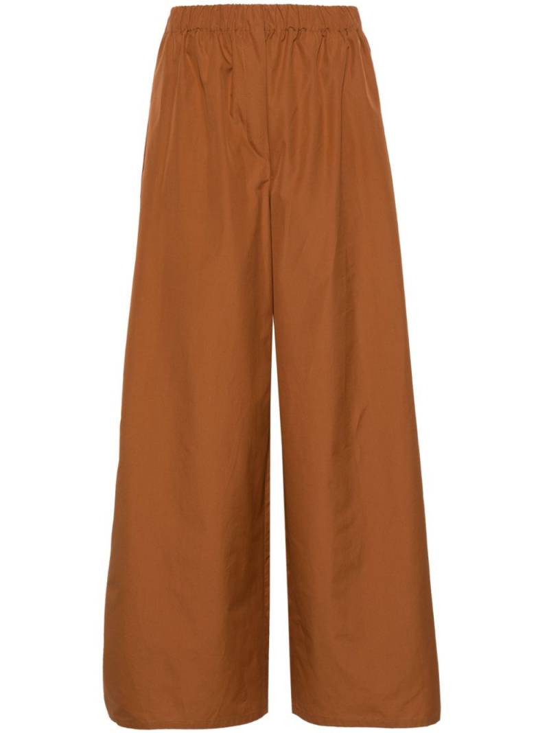 Max Mara Navigli wide-leg palazzo pants - Brown von Max Mara