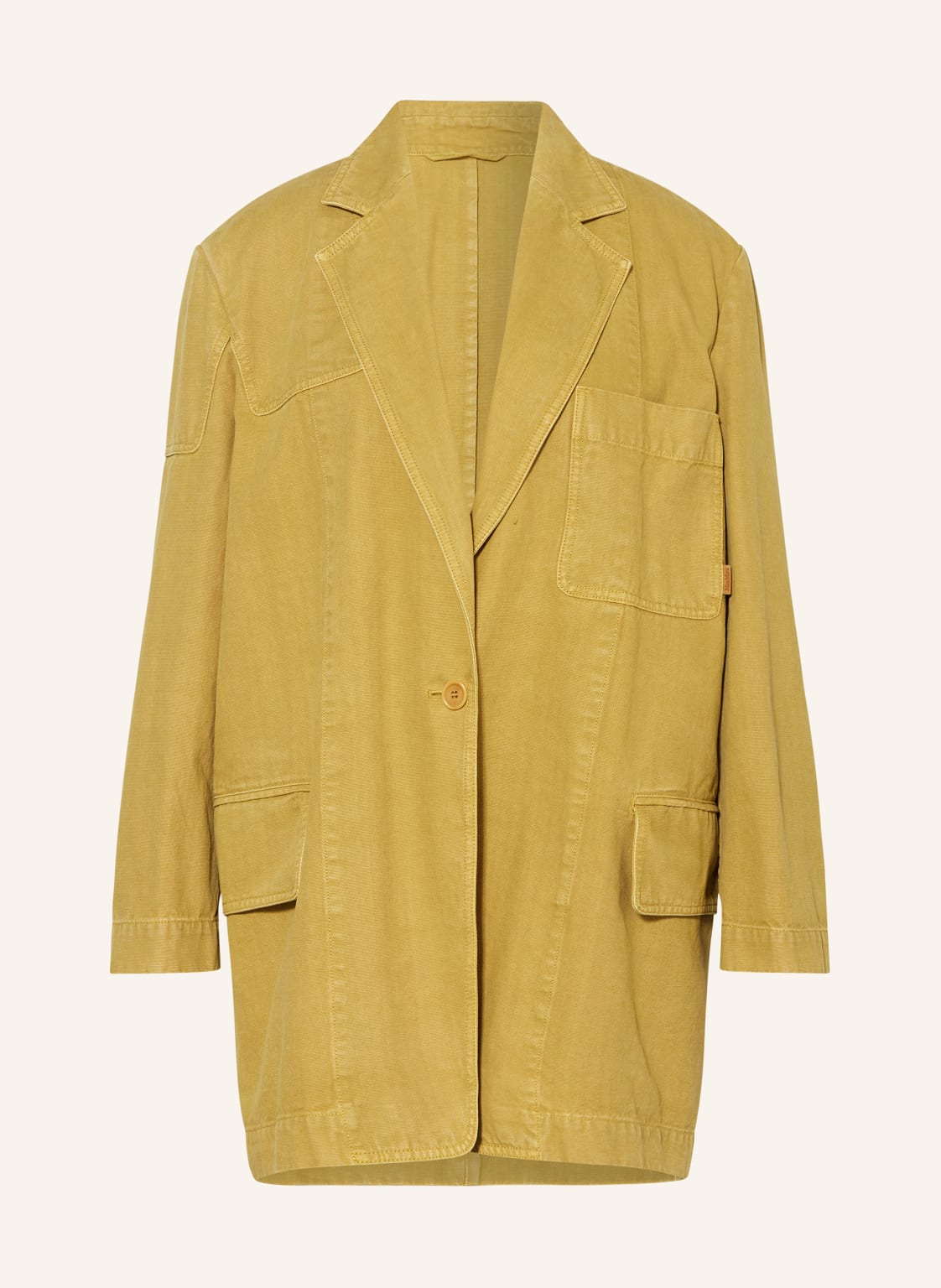 Max Mara Oversized-Blazer Dizzy gelb Max Mara Oversized-Blazer Dizzy gelb von Max Mara